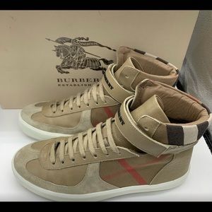 Burberry high top sneakers